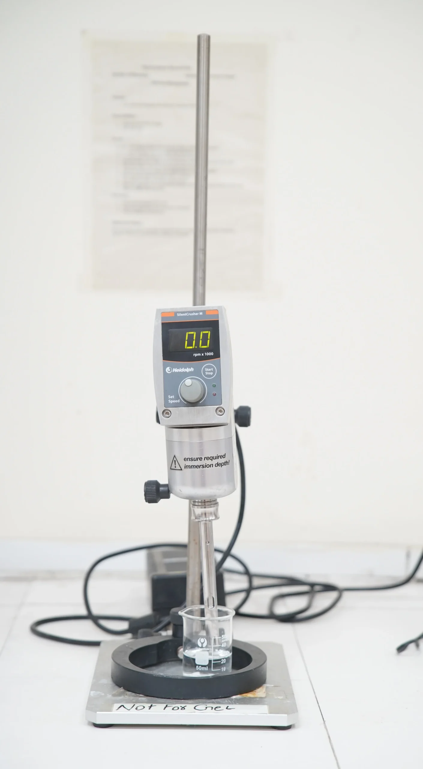 High-sheer homogenizer