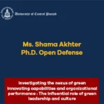 PhD Open Defense of Ms. Shama Akhter